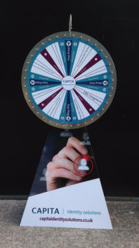 branded wheel of fortune